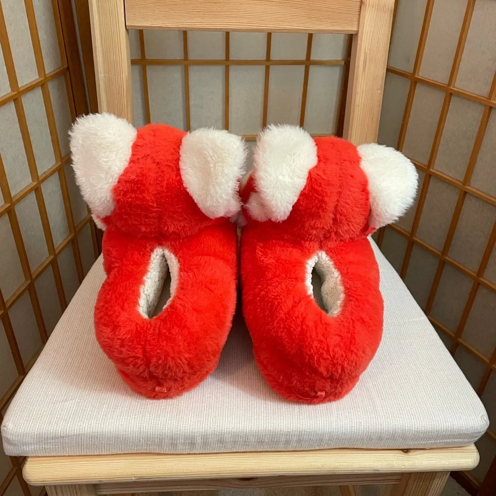 Disney Official Turning Red Plush Red Panda Slippers Kids Toddler 11